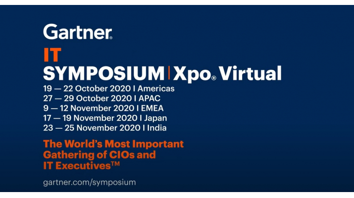 ガートナーGartner IT Symposium Xpo 2020を11月17日 火 19日 木 バーチャル オンライン にて