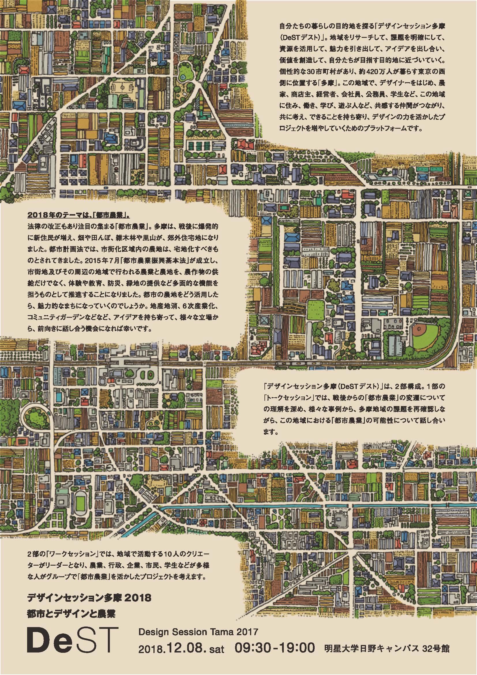 明星大学 デザイン学部が デザインセッション多摩 Destデスト を開催 テーマは 都市とデザインと農業 多摩地域におけるデザインの可能性を考察 マピオンニュースの注目トピック