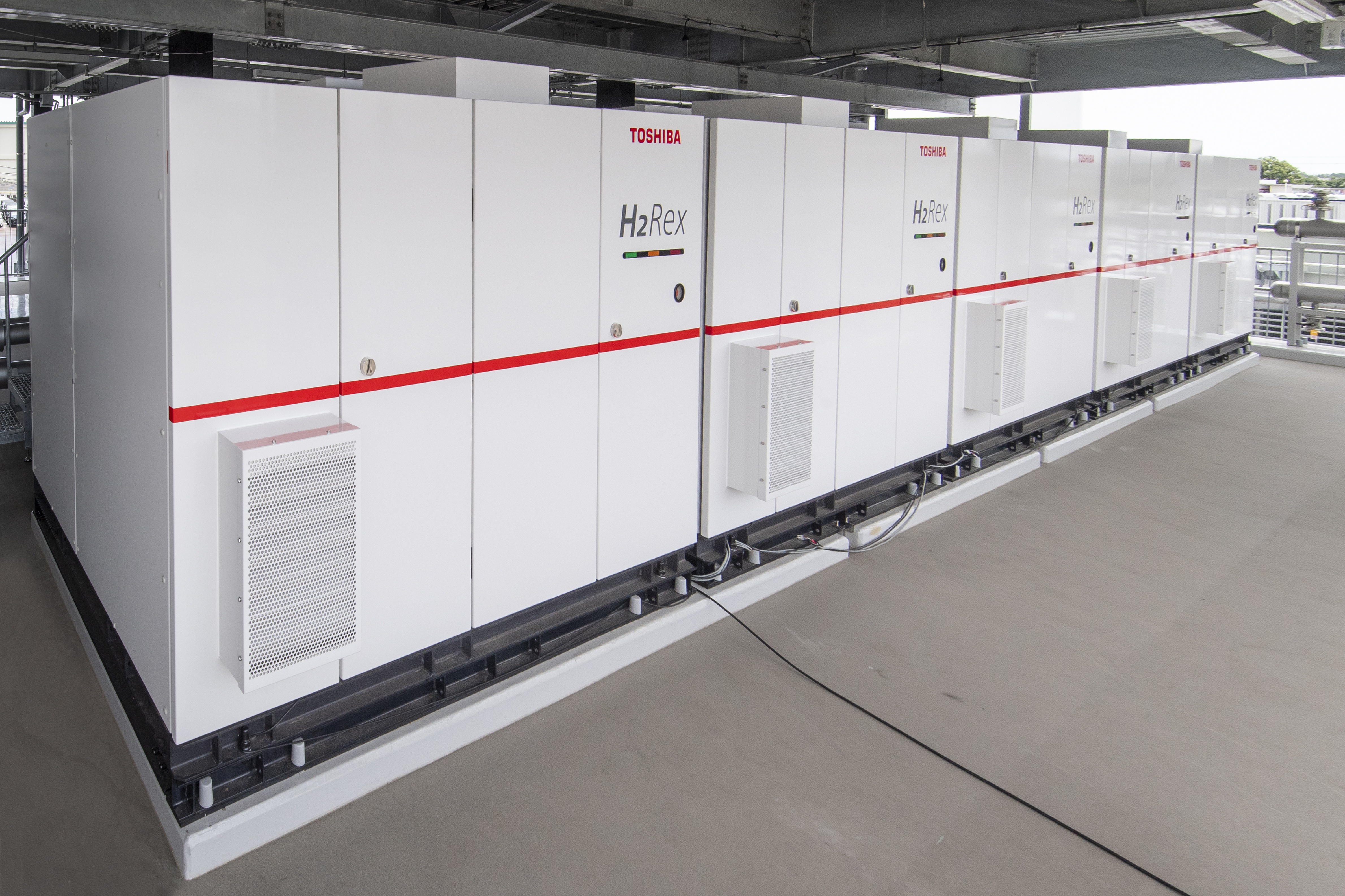 宇宙発電所(田中 資幸 作) 東芝】国内最大級となる発電容量500kWの純水素燃料電池「H2RexTM」が