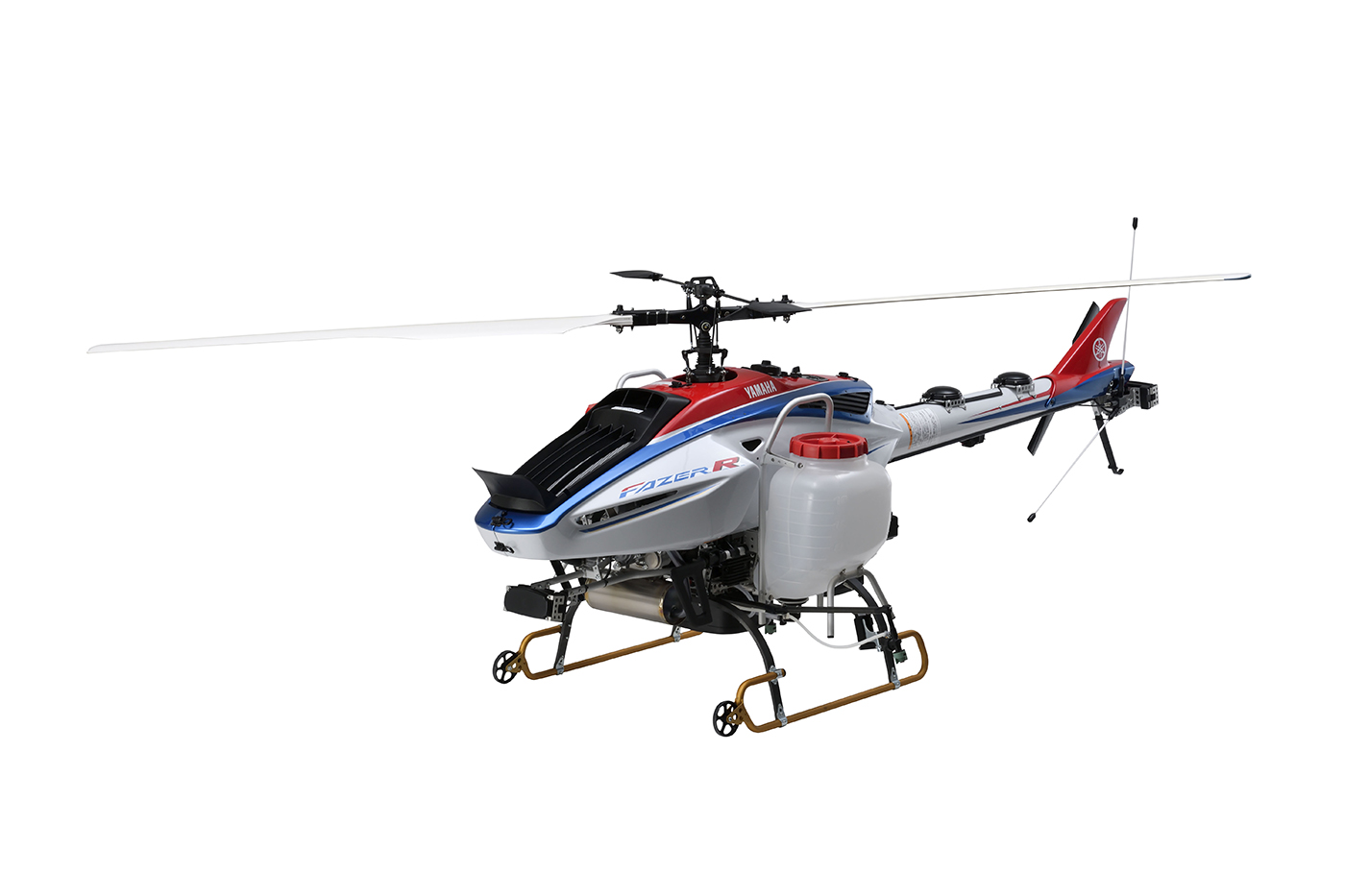 産業用無人ヘリコプター「FAZER R」シリーズ5機種がエンジン駆動モデル