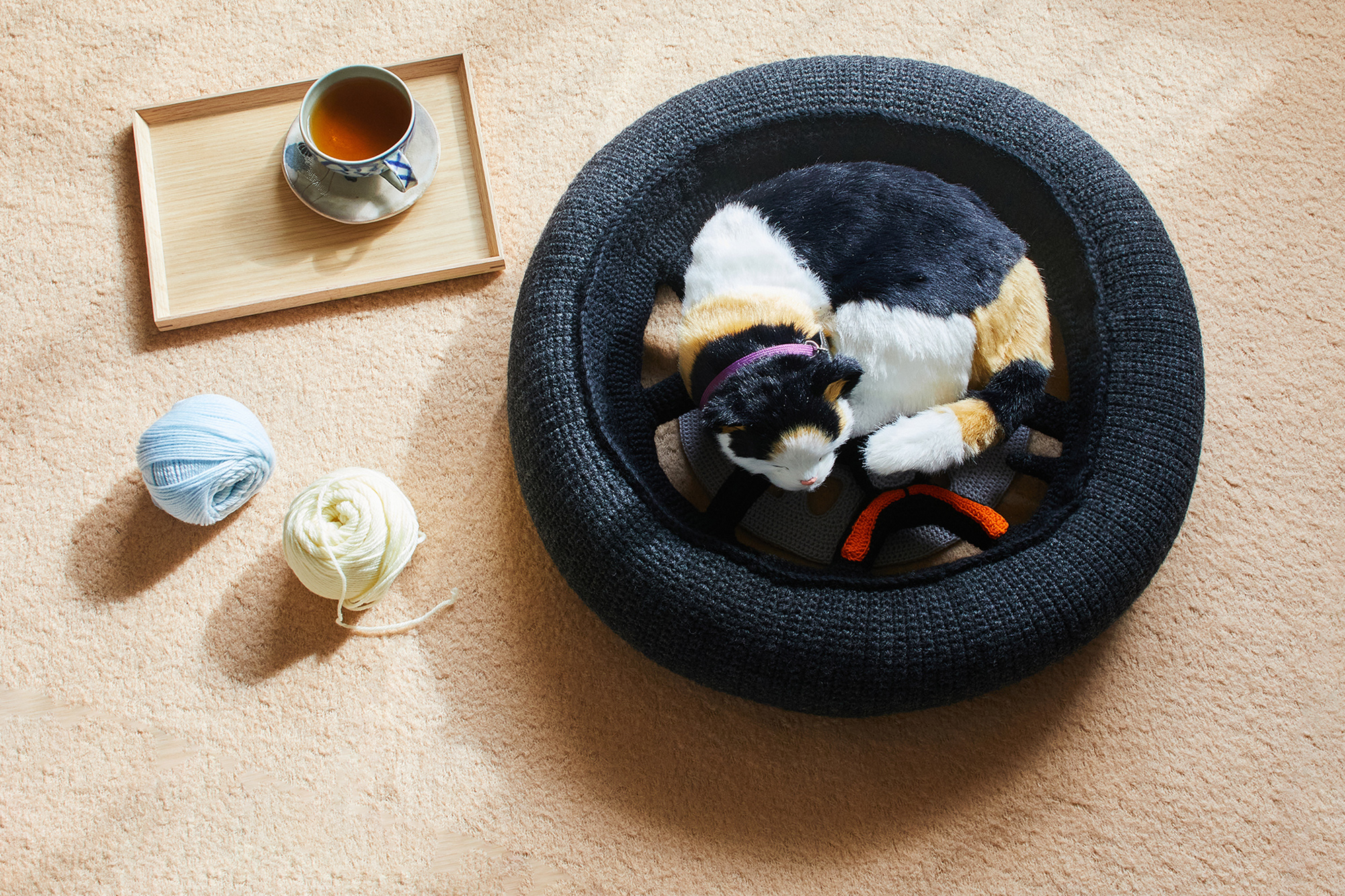 またしても実物大!! ヤマハ発動機の手芸作品、「トリシティ300」の