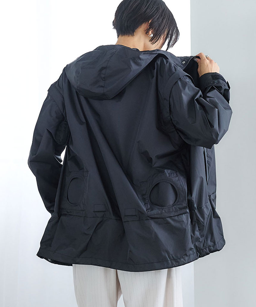 男女兼用の“歩く扇風機”ウエア】「空調服® 晴雨兼用 UV マウンテン