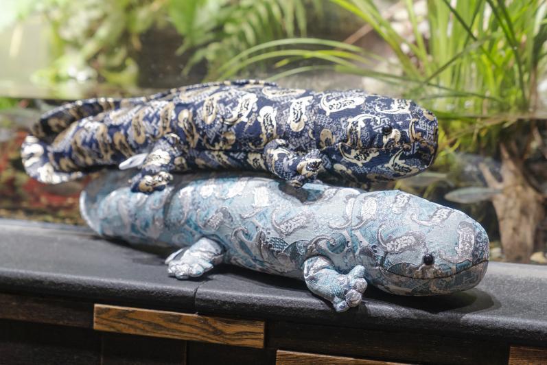 2025年マフラー付きオオサンショウウオぬいぐるみ 雪ver. 京都水族館