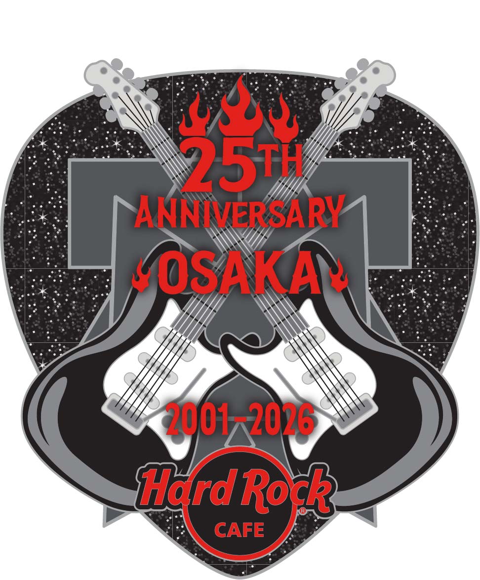 ハードロックカフェ」 ユニバーサル・シティウォーク大阪店 25周年を