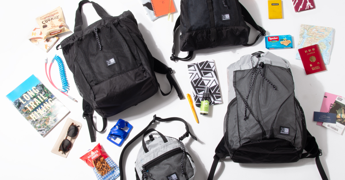 KARRIMOR】日常の“ちょっとそこまで”需要に応える軽量バッグ「grab