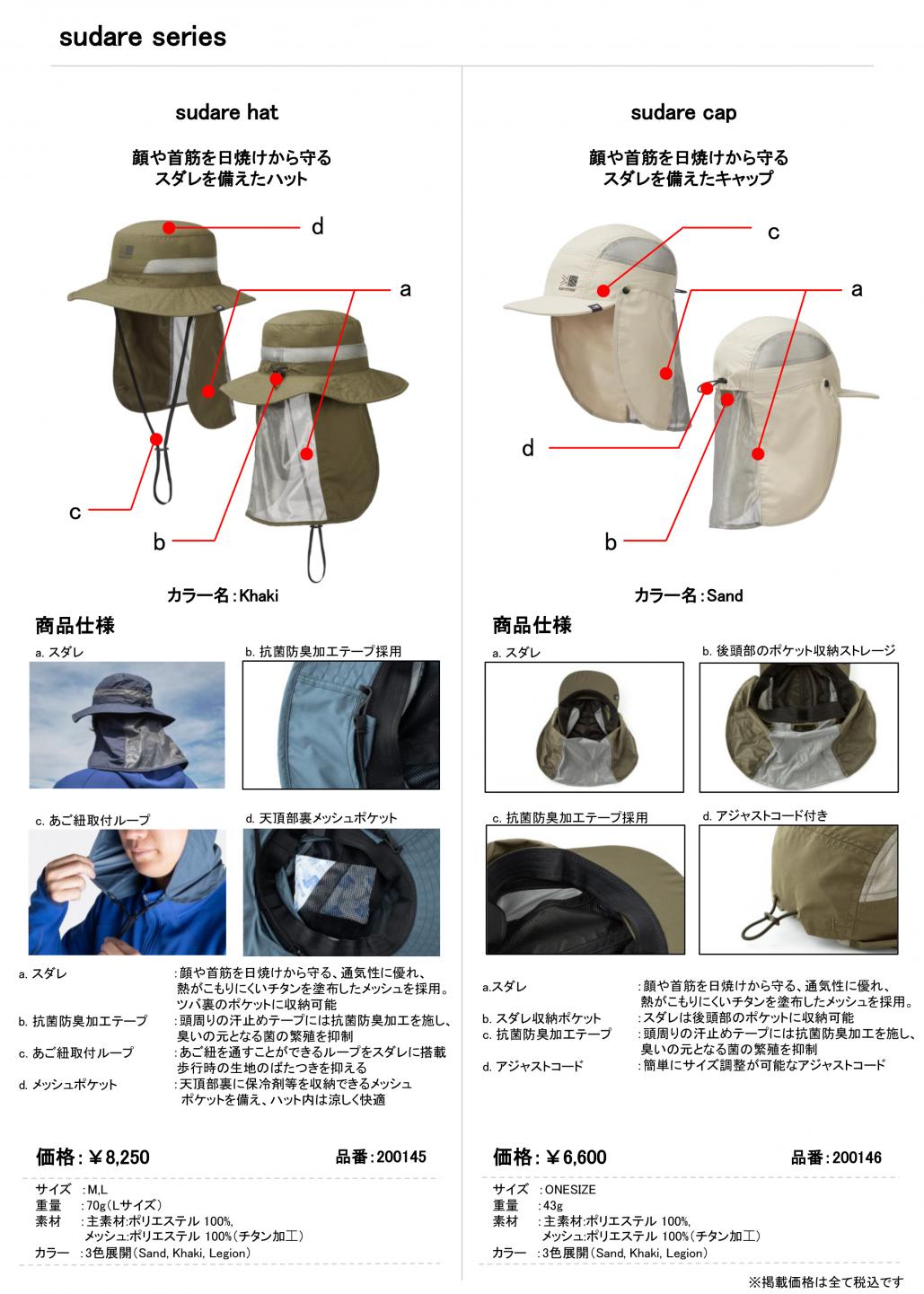 プレスリリース：karrimorが、強い日差しから頭を守るHeadwear Collectionを3月より発売開始（Digital PR  Platform） 毎日新聞