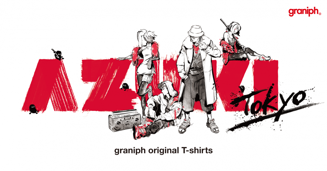 Web3アニメブランド「Azuki」のグラニフオリジナルTシャツがグラニフ 
