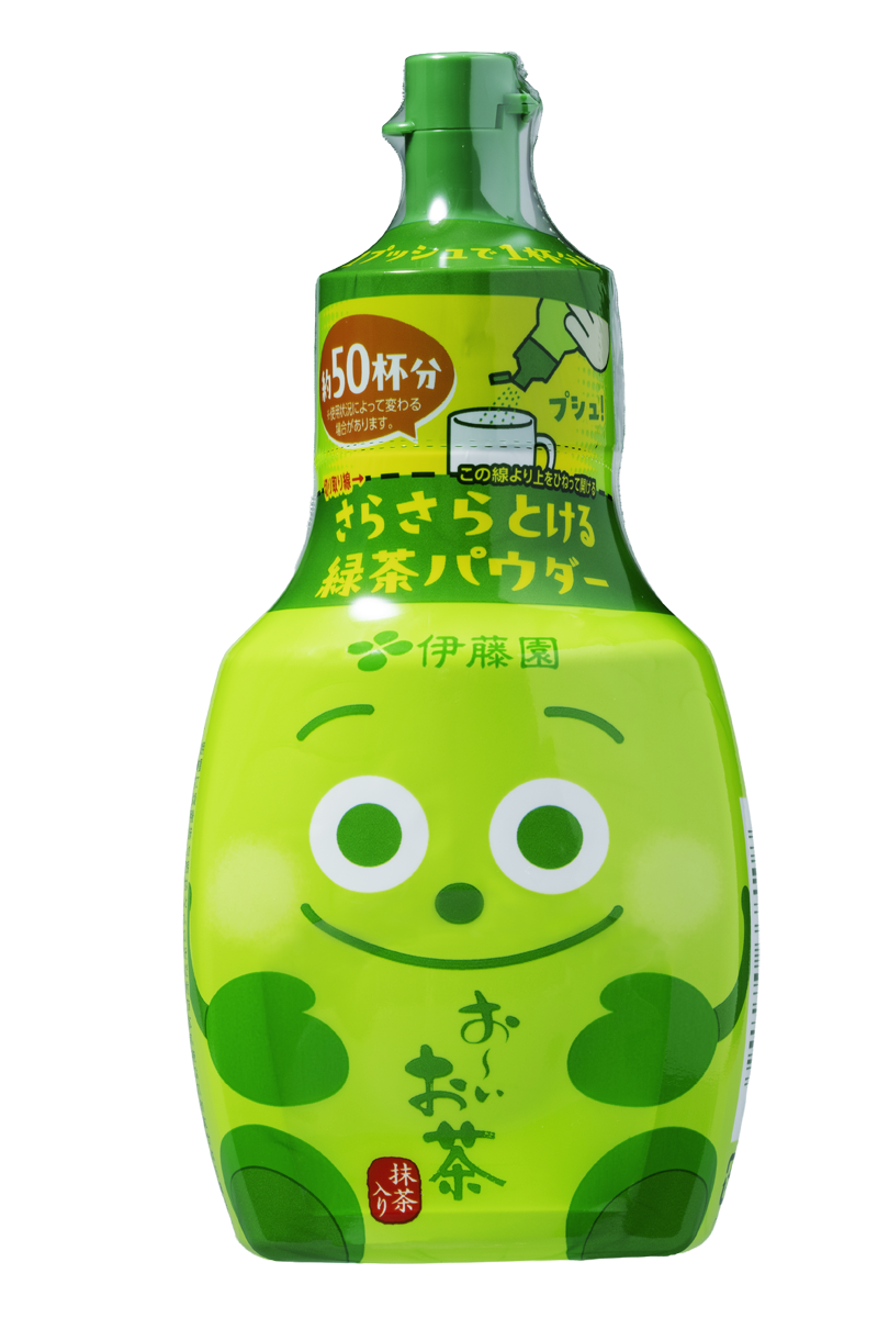 ボトル入り さらさらとける お～いお茶 抹茶入り緑茶」「同 健康