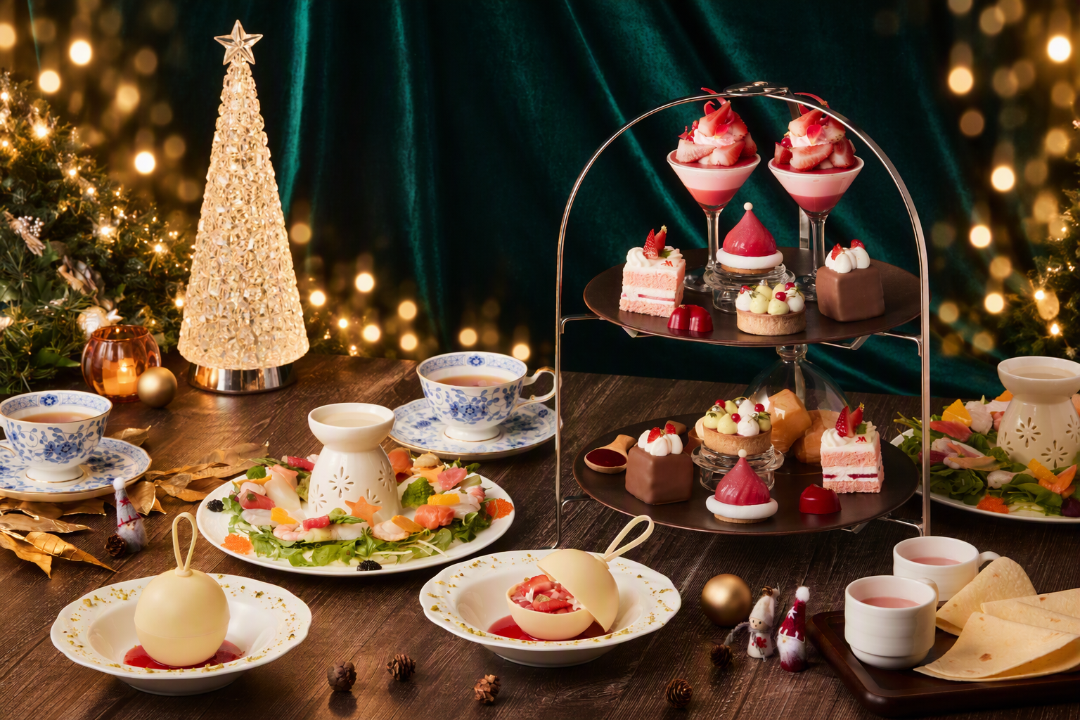 琵琶湖マリオットホテル いちごが彩る、きらめくクリスマスアフタヌーンティー 「Sparkling Christmas Afternoon ...
