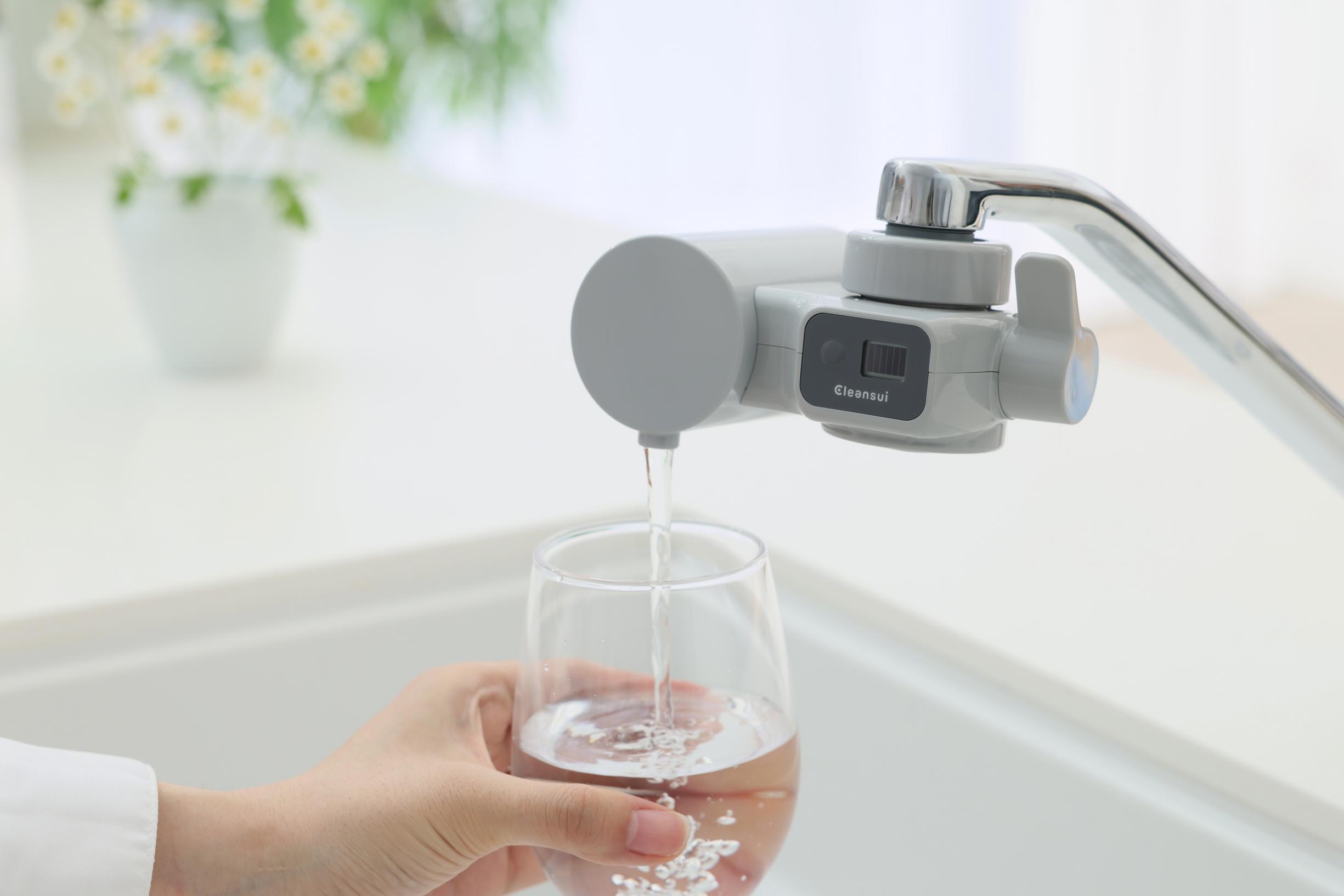 クリンスイ、カートリッジ交換目安6ヶ月※1の蛇口直結型浄水器 新モデル