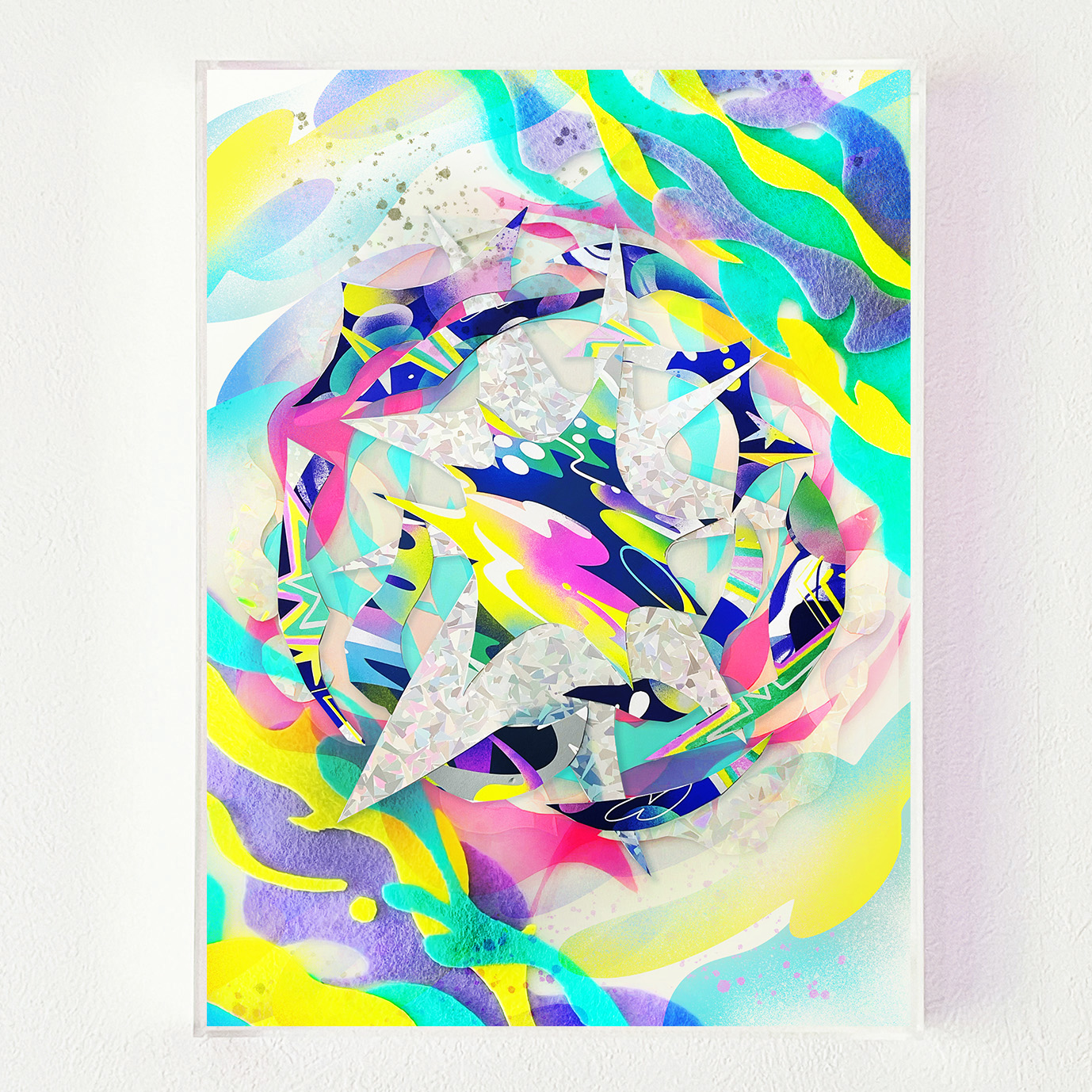 原画　コラージュ　現代アート 京都 蔦屋書店】今吉絵馬の個展「Emotional Effect」を6月5日（金