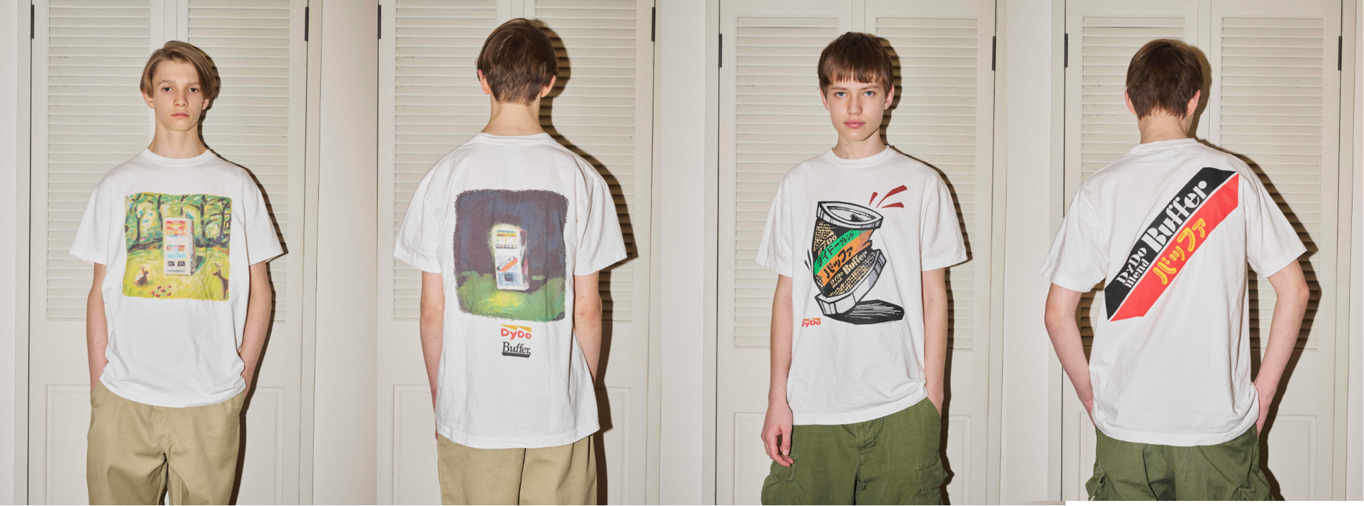 Buffer ダイドー Tシャツ ホワイト Buffer ダイドー Tシャツ ホワイト