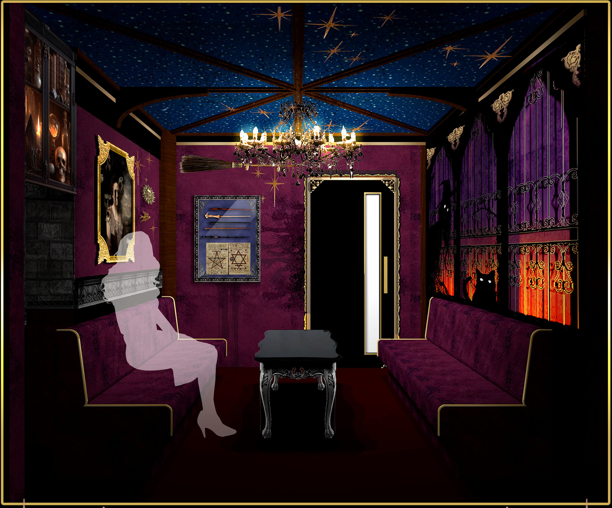 Gothic HORROR ROOM ～魔女の迎賓室～」 ビッグエコー渋谷センター街