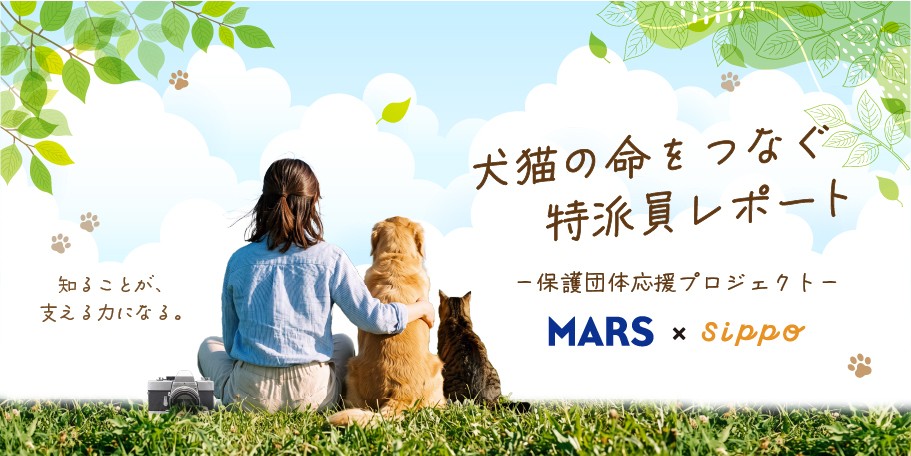 マース ジャパン、「ペットのためのより良い世界」の実現に向けて「犬猫の命をつなぐ特派員レポート ―保護団体応援プロジェクト―」開始：紀伊民報AGARA｜和歌山県のニュースサイト