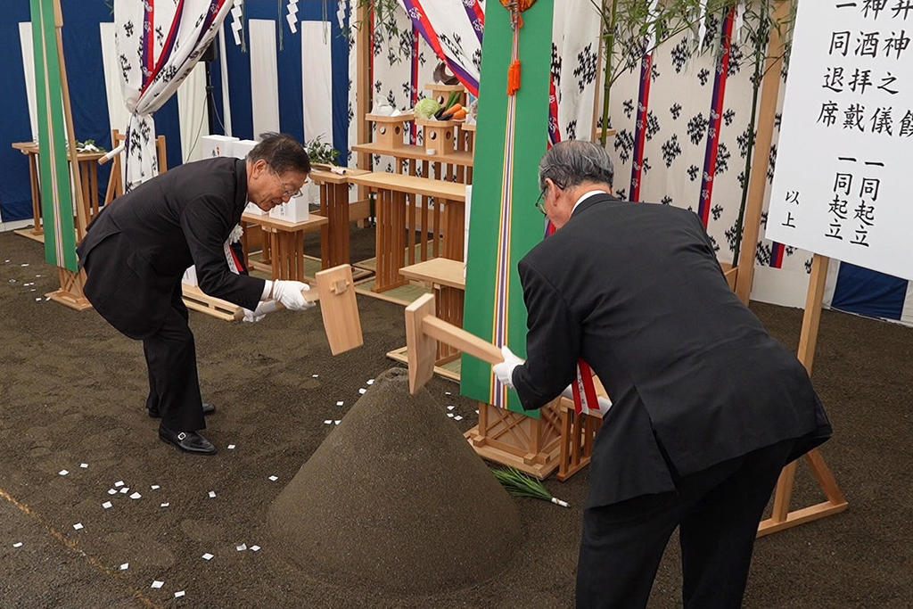 昭和大学鷺沼キャンパス整備工事地鎮祭を執り行いました