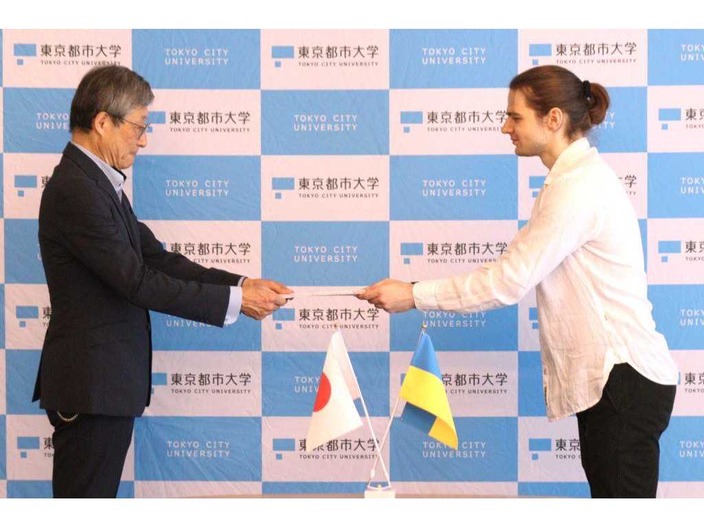 【東京都市大学】ウクライナからの留学生が念願の来日 ― インフラ整備を研究し母国の復興に寄与することを目指す