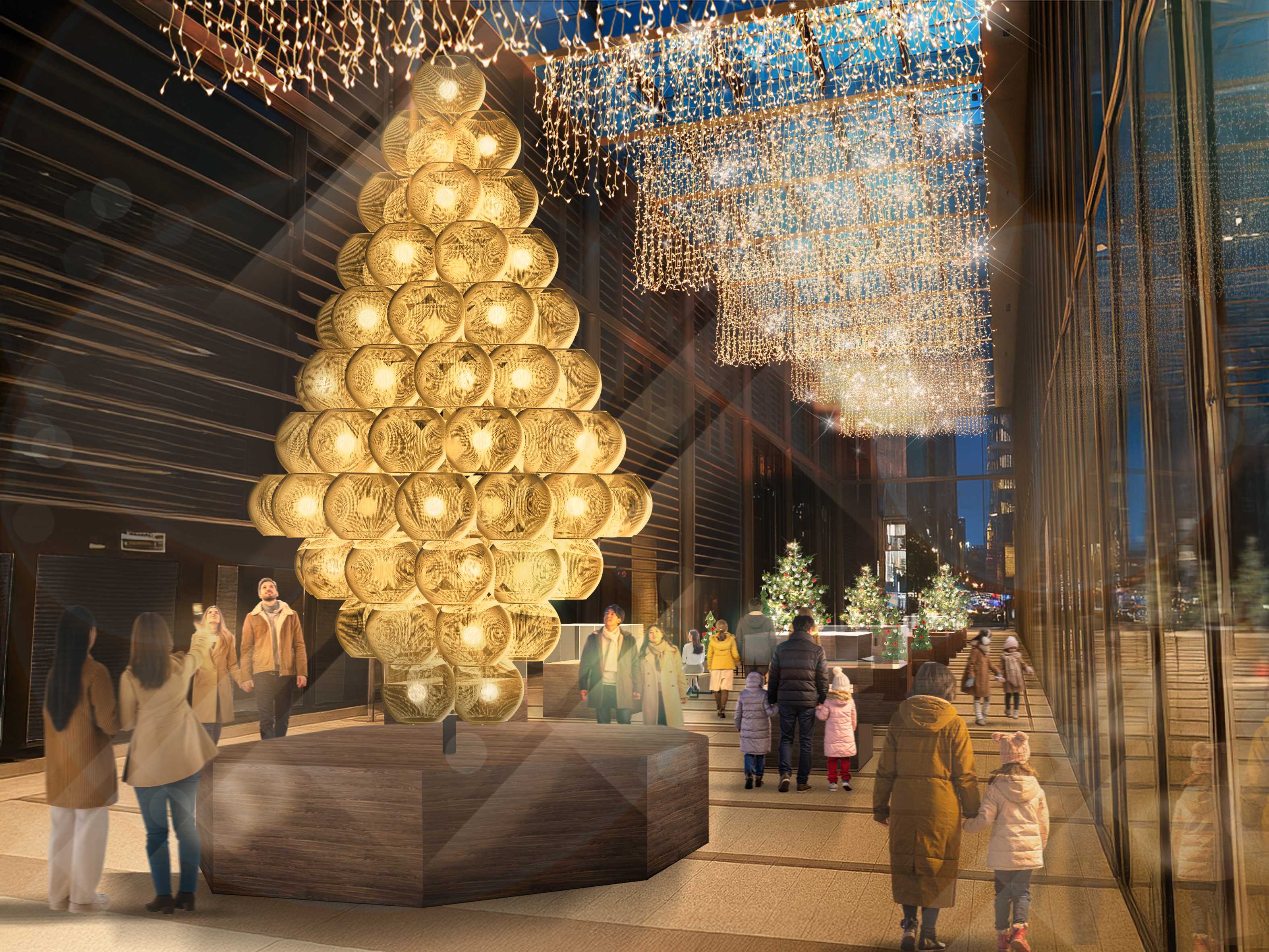 イルミネーションに飛龍 8号 ジャパンクラフト×イルミネーション”をコンセプトに、静岡の伝統的な