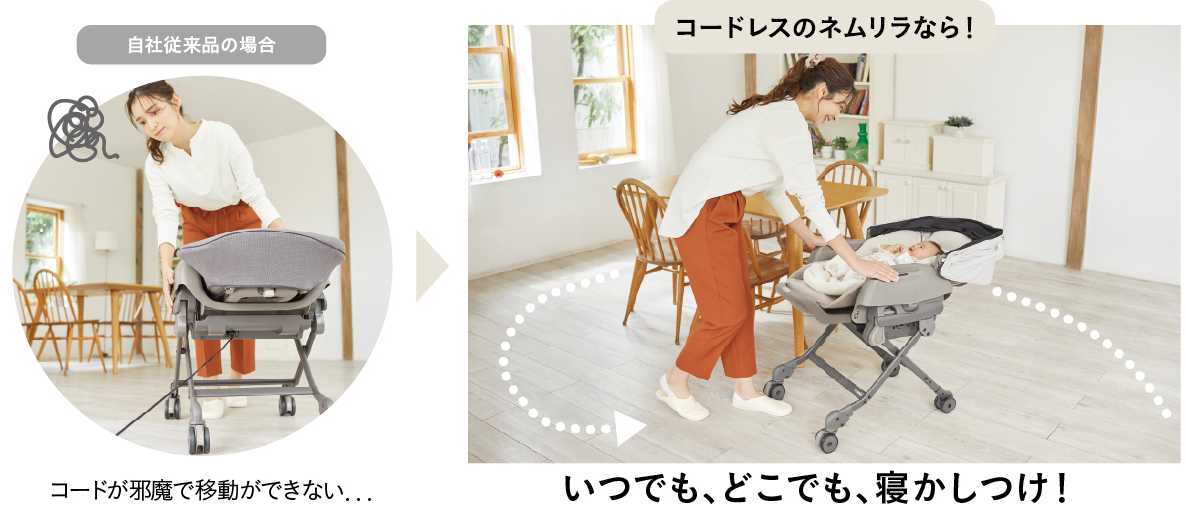 いつでもどこでも寝かしつけ