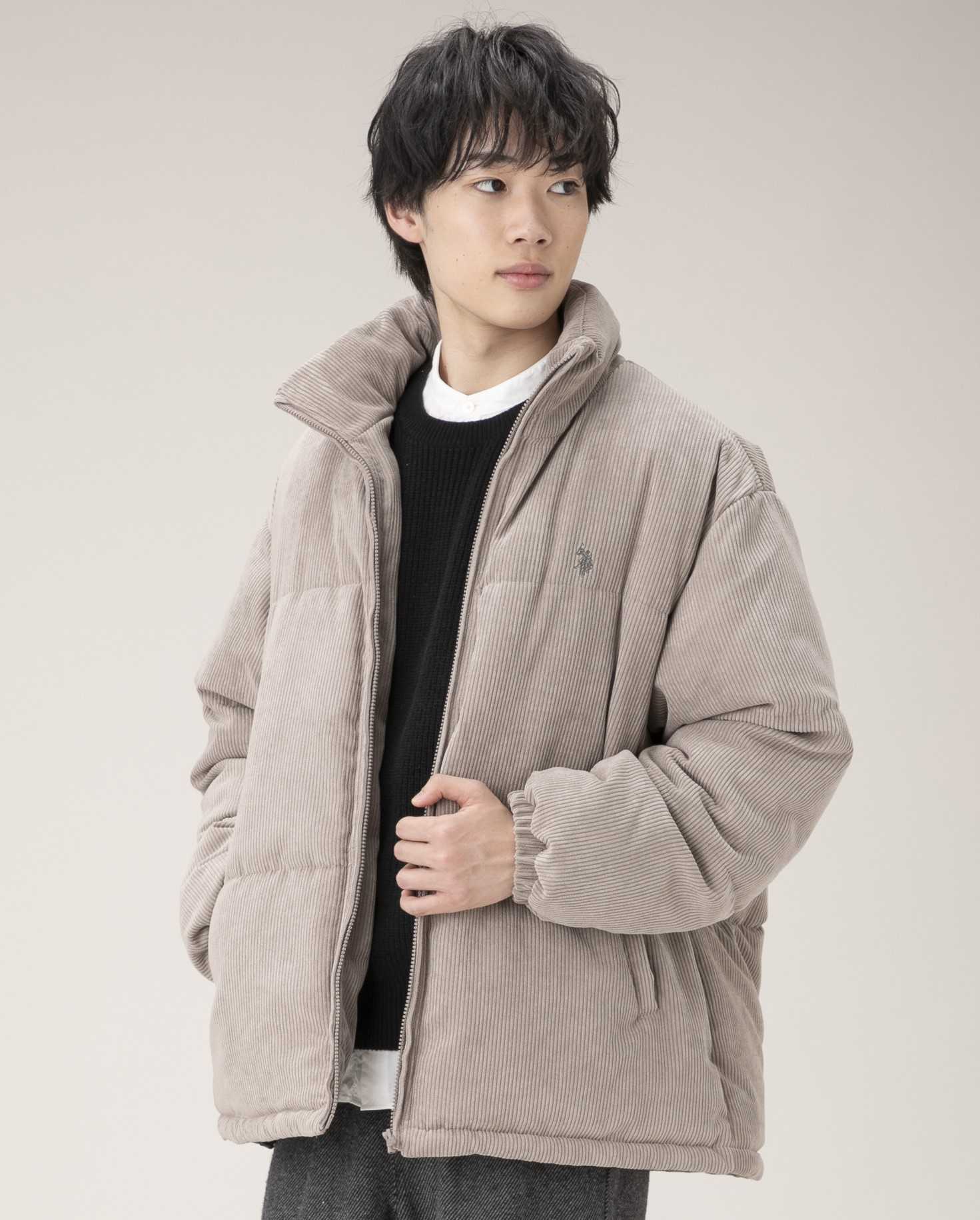 USPOLO ASSN メンズ 中綿スタンドジャケット