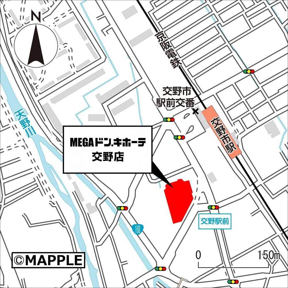 マップ_MEGAドン・キホーテ交野店