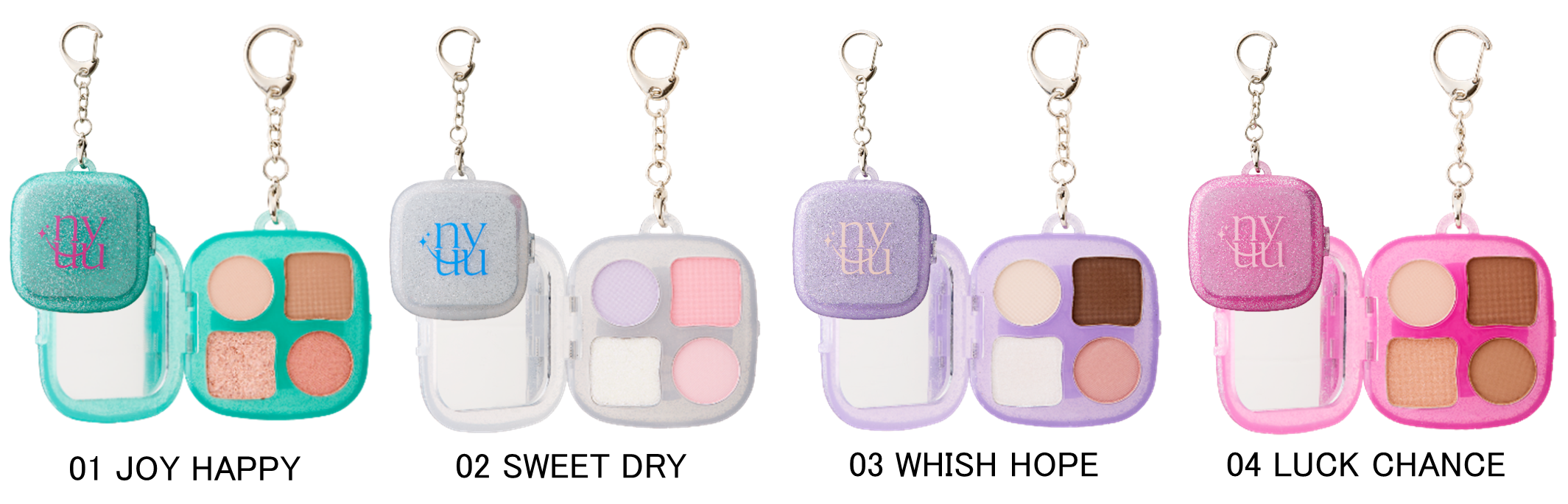 4color keyring eyeshadow