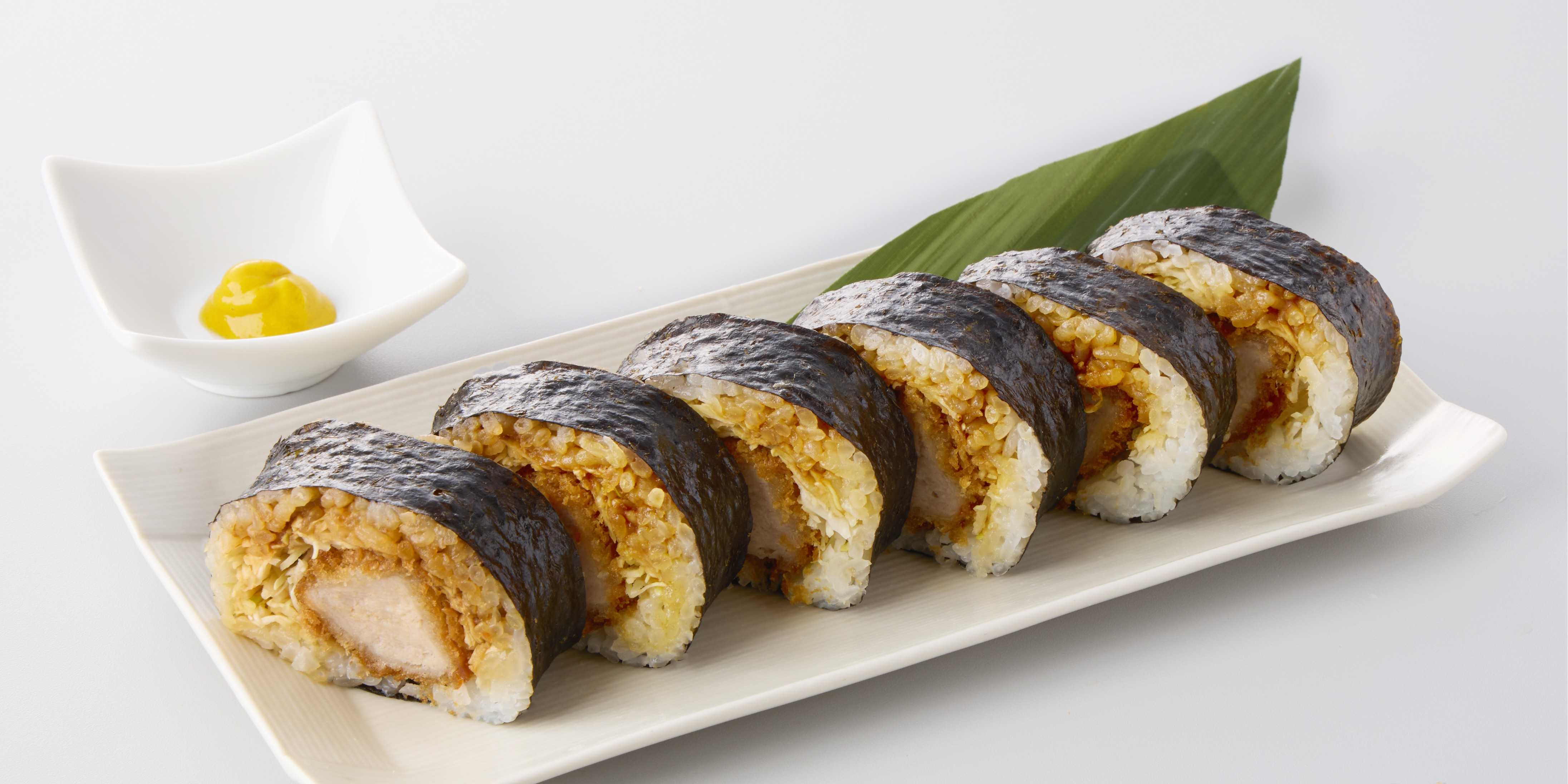 ナカモ味噌使用！ヒレカツ太巻寿司