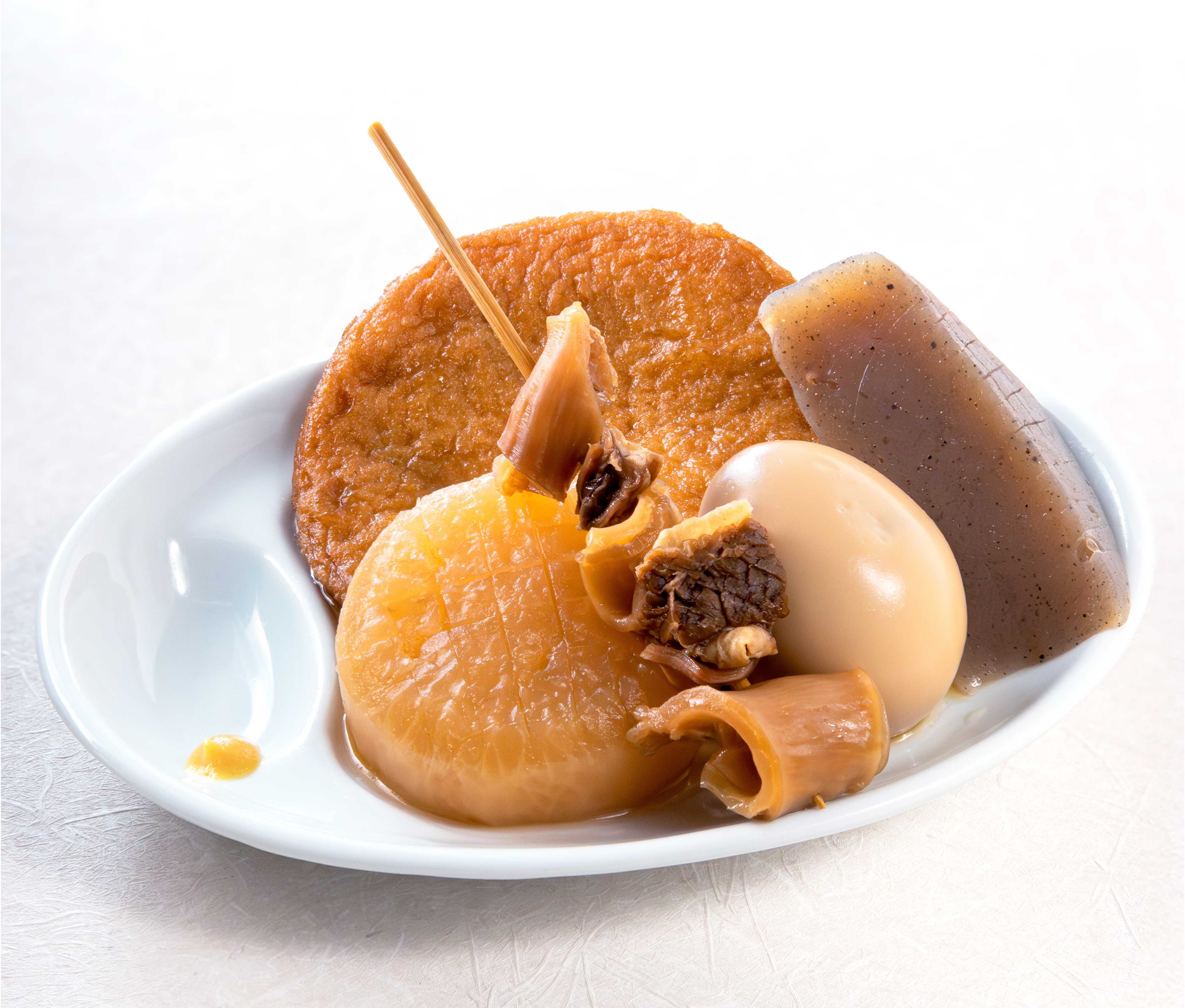 名島亭_佐野高萩_おでん5個