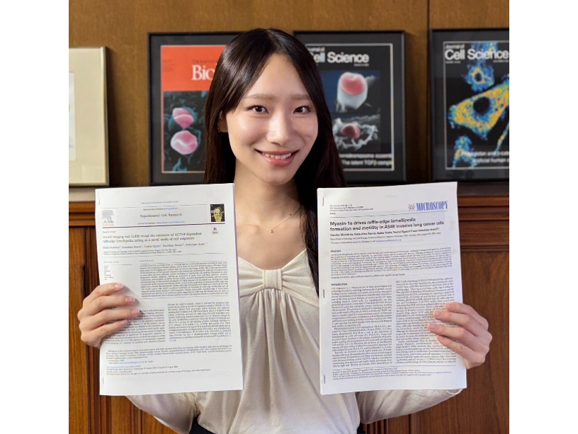 医学部生が筆頭著者として2本目の英文論文を発表！～がん細胞の新たな移動様式「ラッフル縁ラメリポディア」の形成メカニズムを解明～