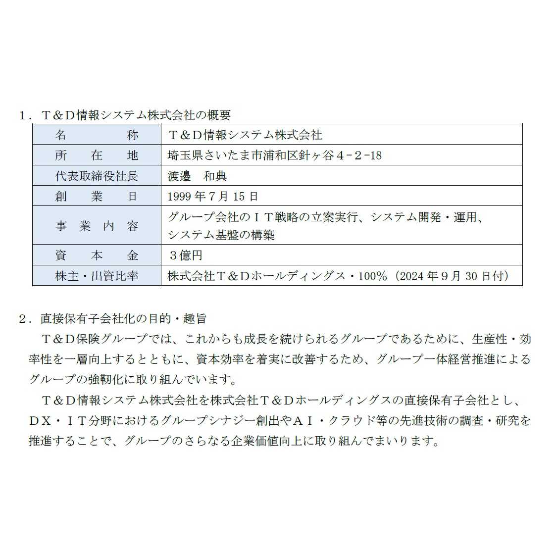 大同生命保険株式会社