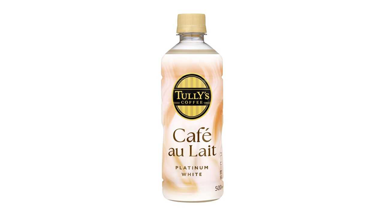260312 TULLY’S COFFEE PLATINUM WHITE Café au Lait