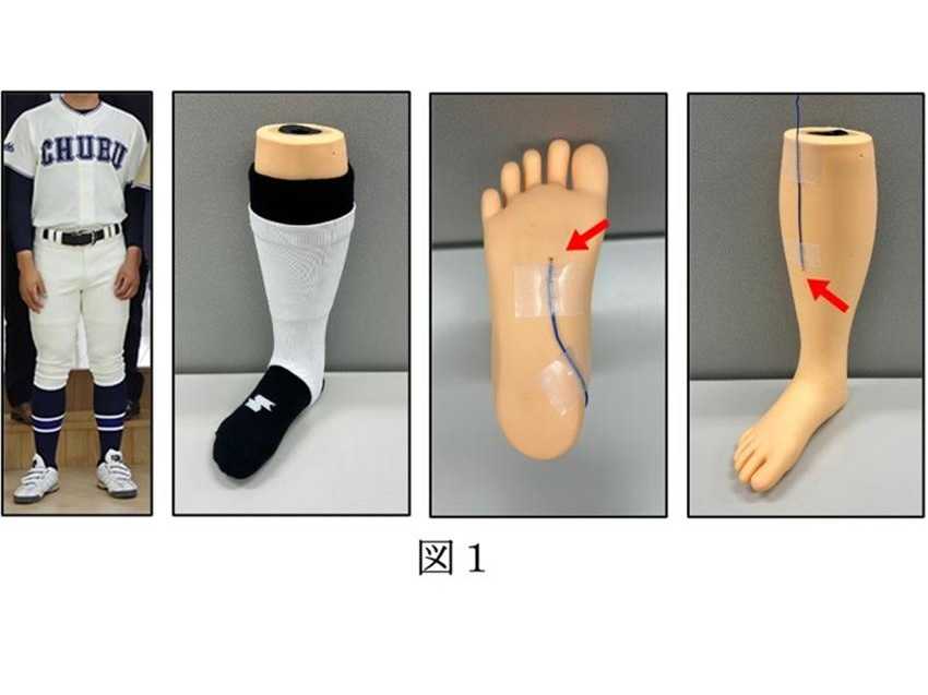 【中部大学】炎天下における野球で白色の靴・靴下・ストッキングが熱中症リスクを軽減─ 下肢着用品の色の組み合わせを変えた実験データで明瞭な違いが判明 ─