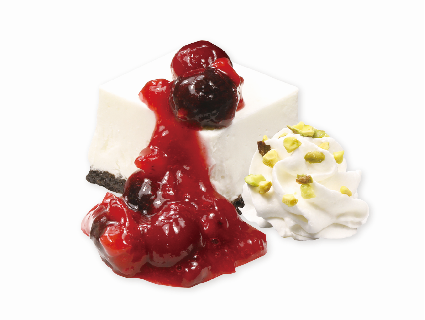 ベリーのレアチーズケーキ (1)