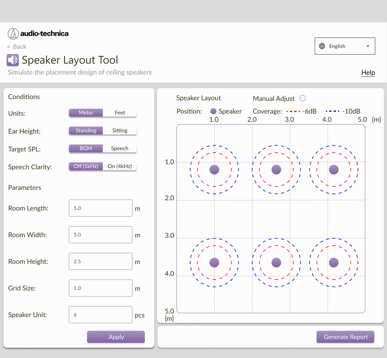 Speaker Layout Tool_screen shot_Main_Result