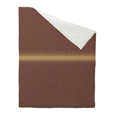 掛け布団カバー グリーン車座席モケット柄