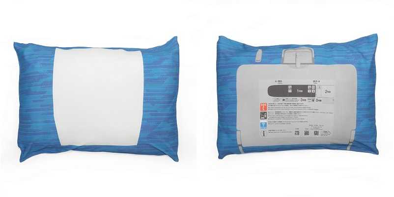 枕カバー 普通車座席モケット柄