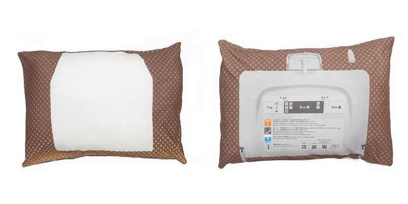 枕カバー グリーン車座席モケット柄