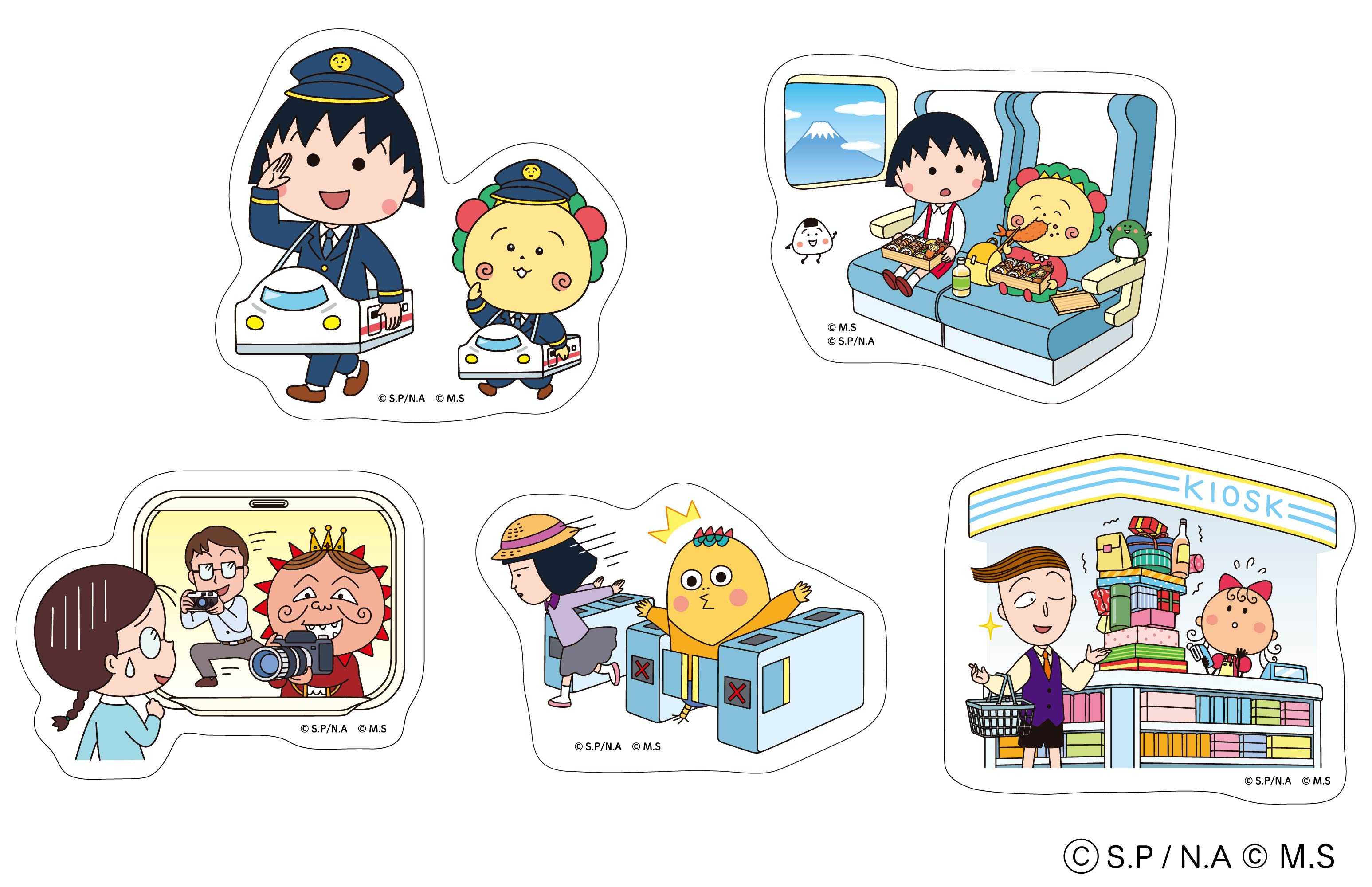 5-7_まる子とコジコジ_ステッカーセット