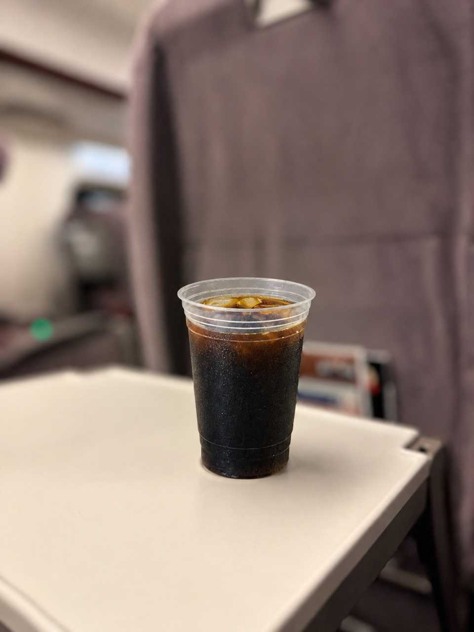 アイスコーヒー車内