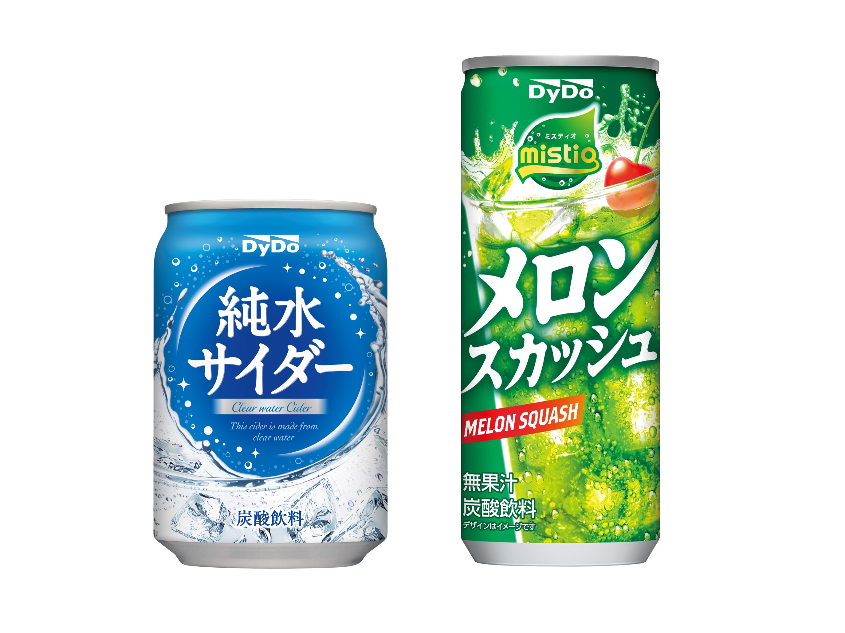 春夏にぴったり！爽快な炭酸飲料が登場「純水サイダー」「ミスティオ