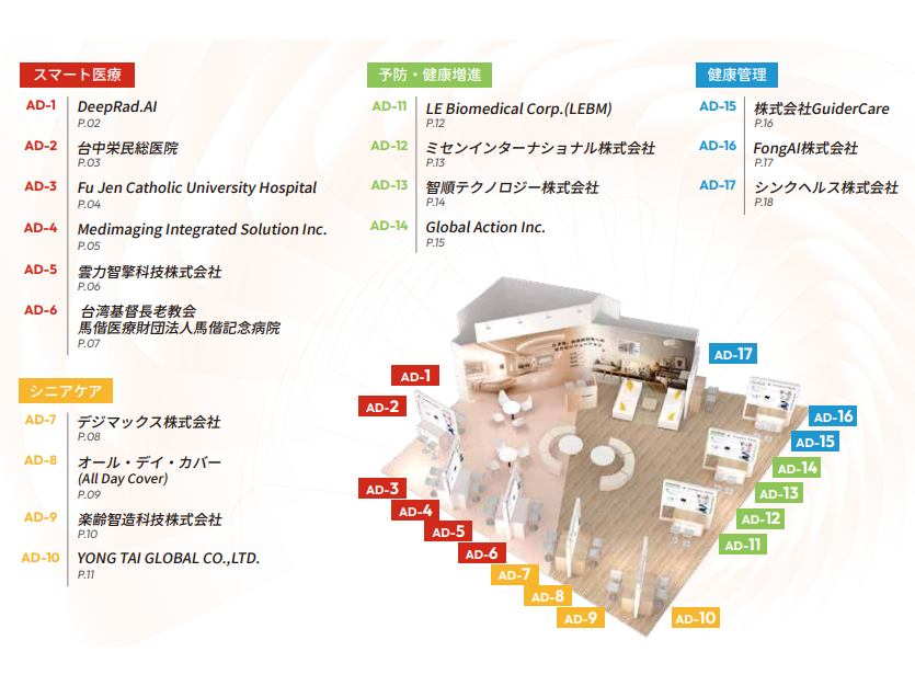 台湾エキスポ 2026（7月15日～17日）にスマートヘルスケアパビリオンを