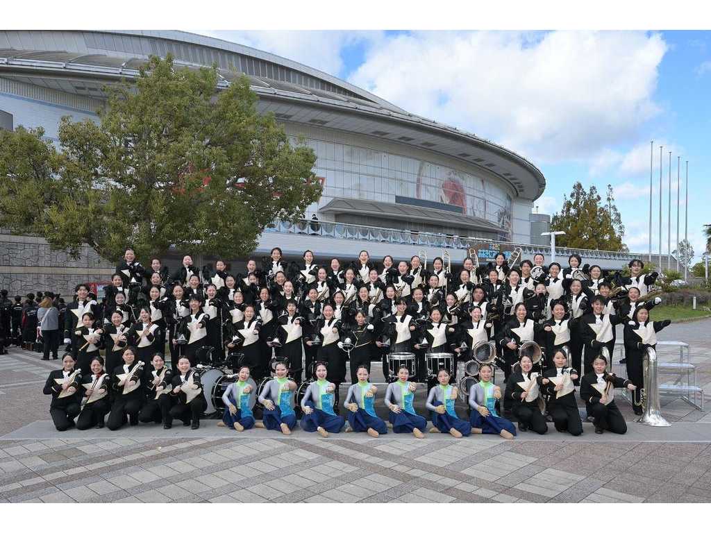 【明浄学院高等学校】吹奏楽部Queenstarが「第47回マーチングバンド関西大会」で金賞を受賞　全国大会への出場権を獲得。